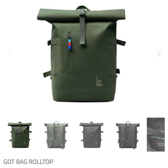 COPY - NWT Waterproof Backpack, Dark Green - Picture 4 of 7
